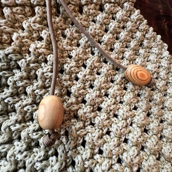 Vintage Crocheted Handmade Boho Shoulder Bag - Picture 4 of 11